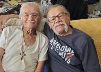 Luis Armando Albino and his brother Roger reunited after 70 years