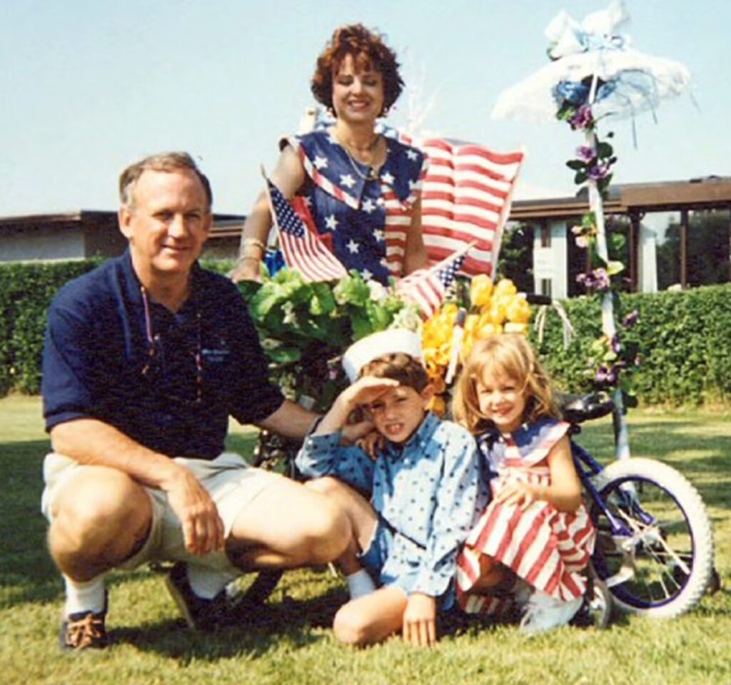 JonBenet and her family.