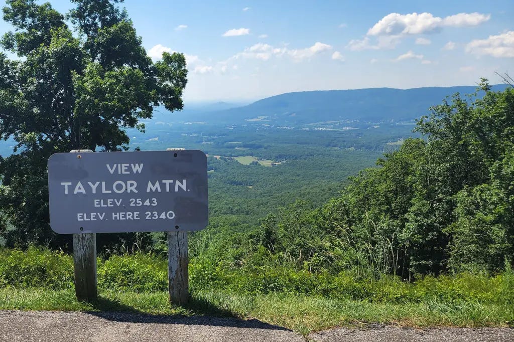 Taylor Mountain, Virginia.