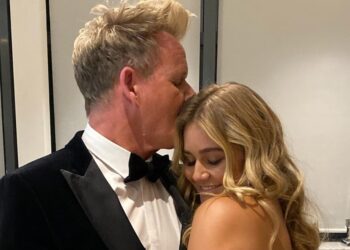 Gordon Ramsay and his daughter