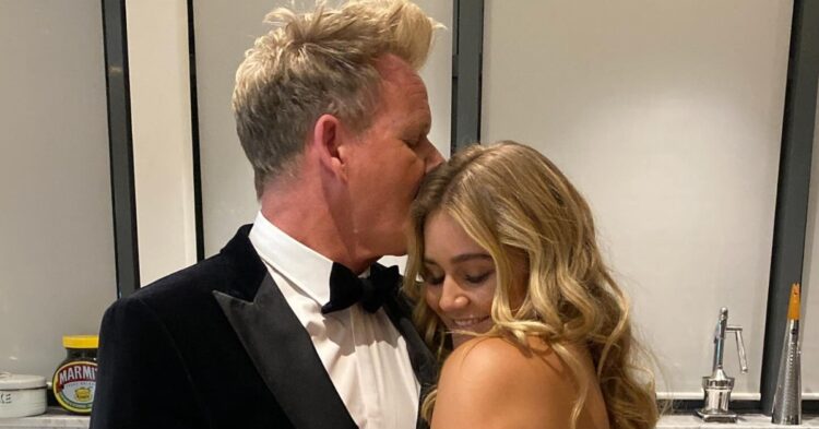 Gordon Ramsay and his daughter