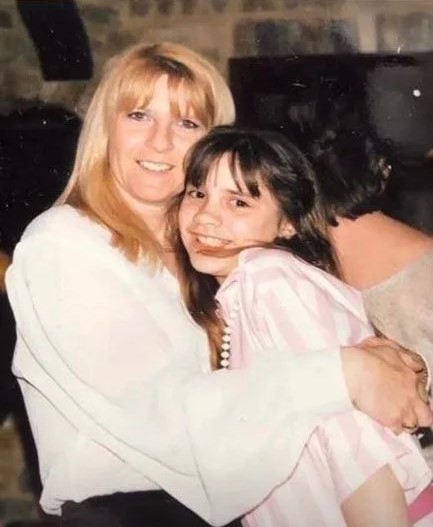 Victoria Beckham and her mom Jackie Adams