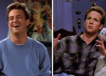 Chandler Bing and Ethan from Friends TV show.