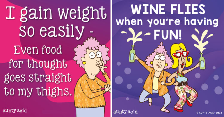 Aunty Acid memes.