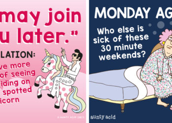 Aunty Acid memes.