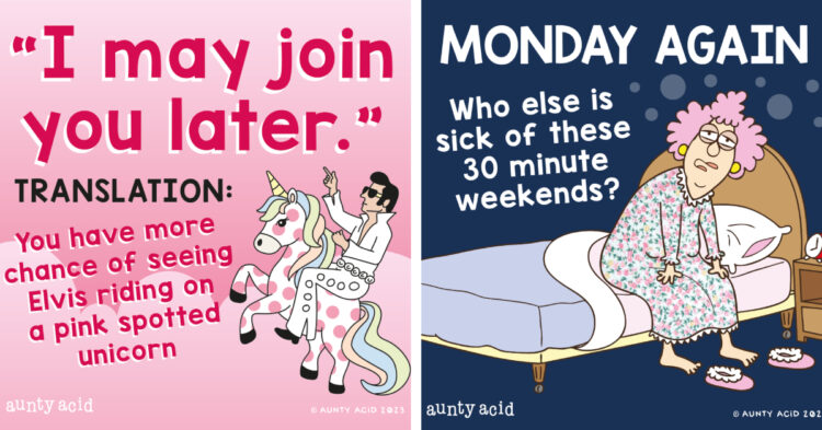 Aunty Acid memes.