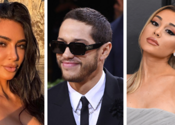 Pete Davidson, Kim Kardashian, Ariana Grande