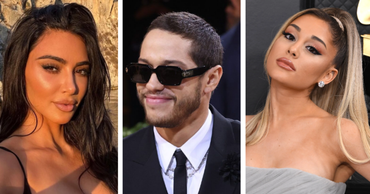 Pete Davidson, Kim Kardashian, Ariana Grande