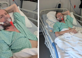 Marek Marzec, stoneworker, hospitalized.