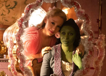Ariana and Cynthia from Wicked.