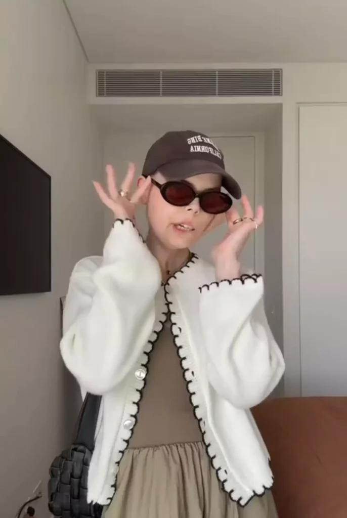 Screenshot from Bella's last video (bellabradford0 via TikTok)