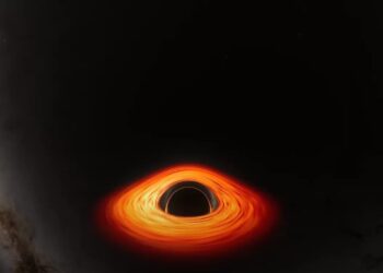 Image of a black hole (NASA)