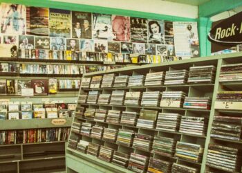 CD rack in store (Mick Haupt via Unsplash)