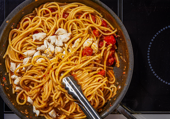 Bucatini With Tomato Butter and Crab for Eat Voraciously newsletter in Food