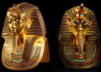 Tutankhamun’s death mask