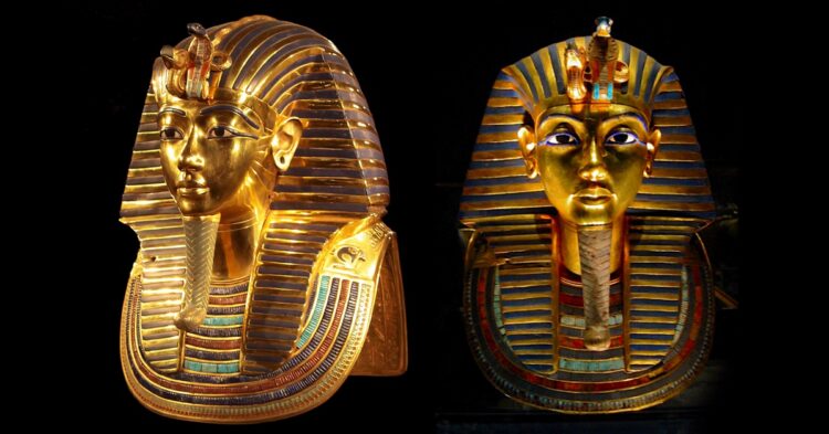 Tutankhamun’s death mask
