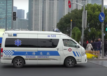 Chinese ambulance footage via YouTube