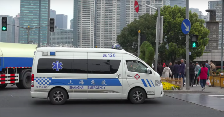 Chinese ambulance footage via YouTube