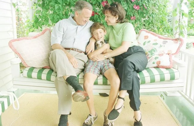 JonBenet Ramsey's parents and brother.