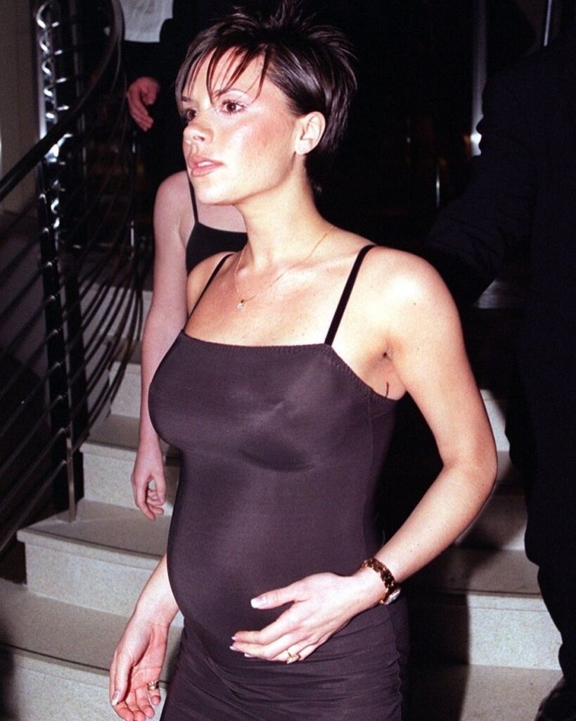 Pregnant Victoria Beckham