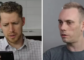 Andrew Hales chatting with a flat Earther, Ryan Zim.