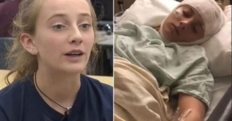 Riley Horner's memory resets every two hours