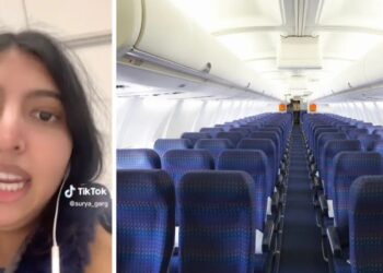 a woman is asked to give up her first-class seat