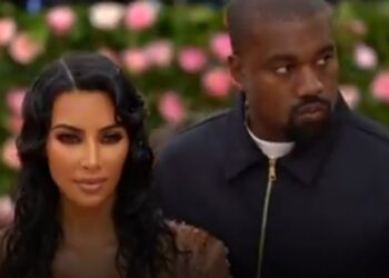 Kim Kardashian and ex, Kanye West, at the Met Gala