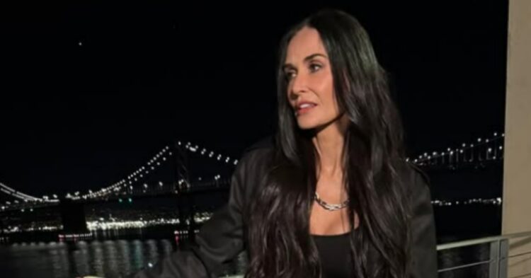 Demi Moore appearing flawless in the SFFilm Awards
