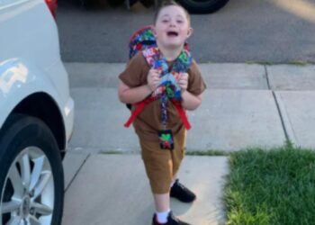 Grayson, the 8-year-old-boy with down syndrome, who saved his sister from a breaking fire