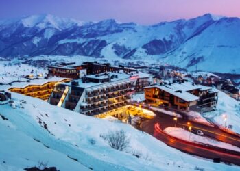 The Gudauri ski resort in Georgia.