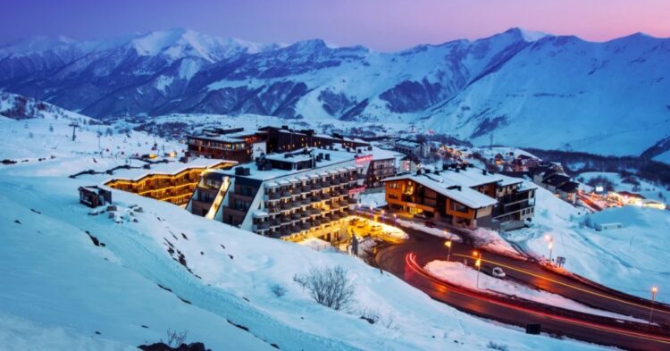 The Gudauri ski resort in Georgia.