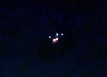 Screen grab from alleged drone sighting (Photo from ABC News)