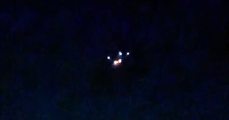 Screen grab from alleged drone sighting (Photo from ABC News)