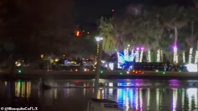 Falling drones during light show