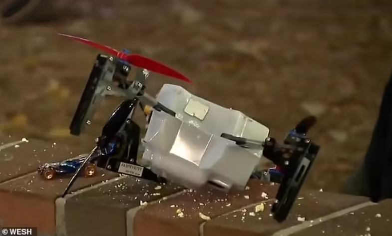 Fallen drone