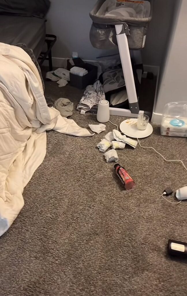 Screenshot from hannah_bhiatt '17 diapers' video on TikTok