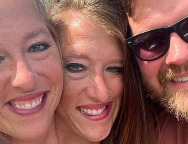 Abby and Brittany Hensel with husband