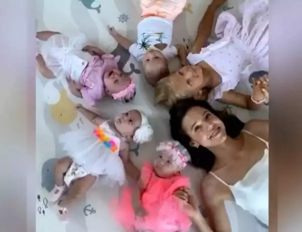 Kristina Ozturk and her kids