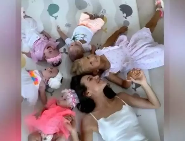 Kristina Ozturk and her kids