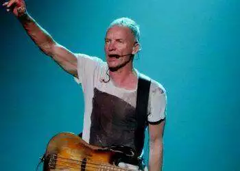 Artist Sting on stage (AP)