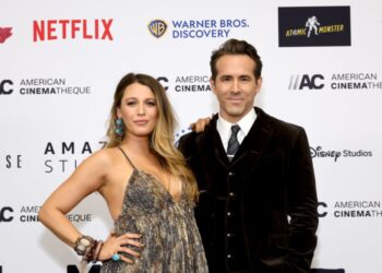 Blake Lively and Ryan Reynolds (Photo by Emma McIntyre/Getty Images for American Cinematheque)