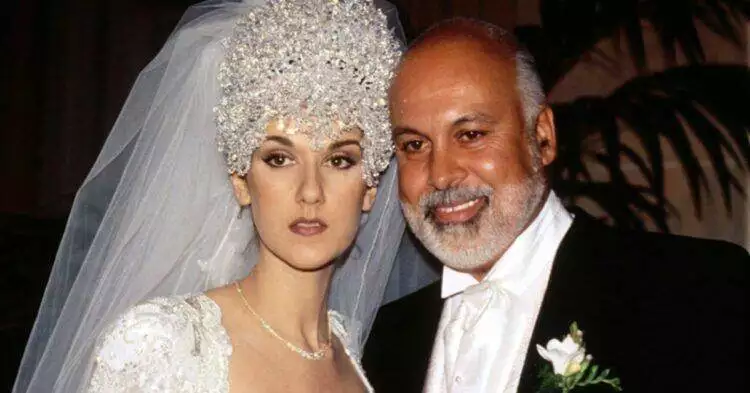 Celine Dion and René Angélil wedding photo (Getty Images)