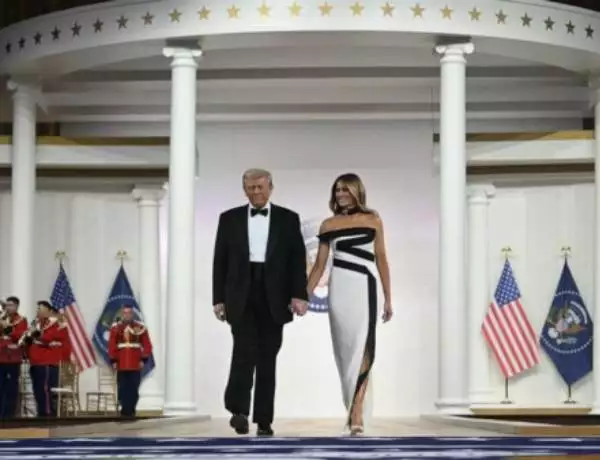 Melania Trump and Donald Trump