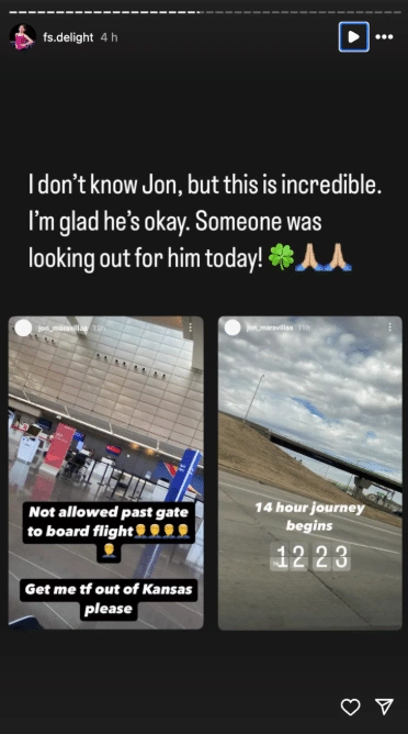 Maravilla's IG stories