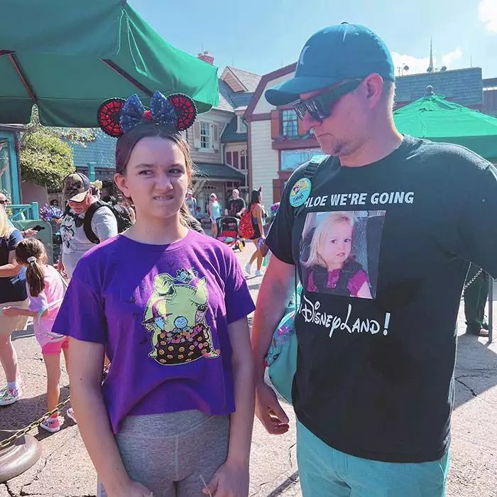 Chloe Clem at Disneyland