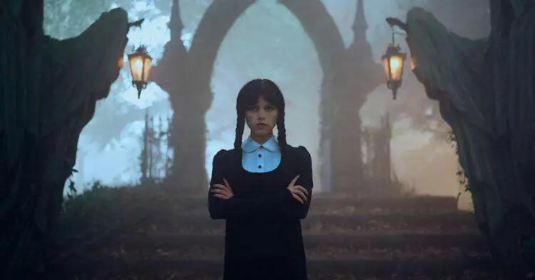 Jenna Ortega for 'Wednesday Season 2' (Netflix Tudum)