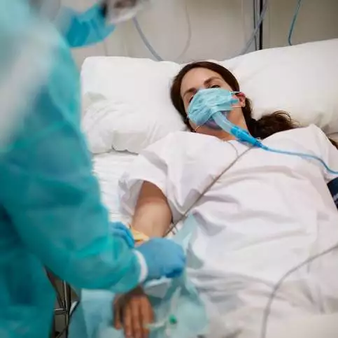 Patient in ICU
