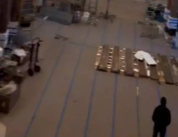 Worker in Jackie Siegel's Versailles Florida mega-mansion