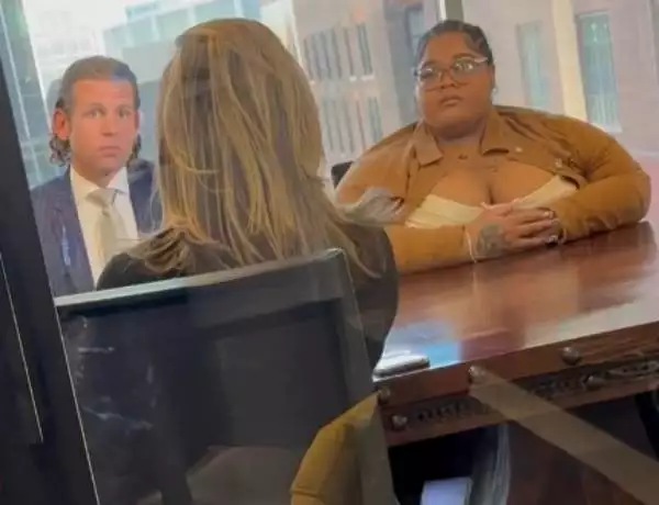 Dank Demoss and her lawyer